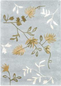 Ковер SAFAVIEH, 61 x 92 см, Soho Collection Light Blue SOH313A ручной работы из премиальной шерсти и вискозы