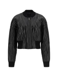 Стеганый бомбер из коллаборации с Moncler Rick Owens, черный