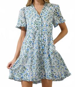 Хило Платье в синем SUGARLIPS