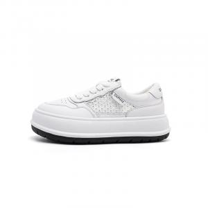 Нескользящие износостойкие низкие кроссовки женские цвета экрю DAPHNE, Ecru