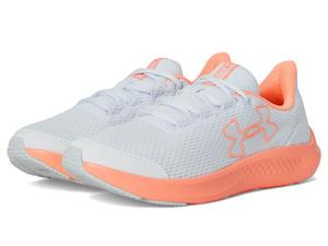 Кроссовки Under Armour Kids Grade School Charged Pursuit 3 Big Logo, Distant Gray/Flare Orange/Flare Orange