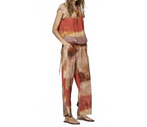 Элина Зиу Брюки в терракотовом миксе NU Denmark, Terracotta Mix