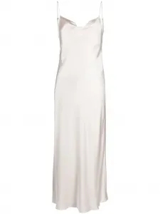 Шелковое платье миди Dorothee Schumacher, нейтральный