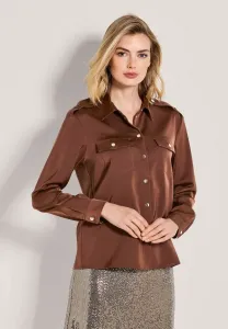 Блузка на пуговицах Madeleine, Maroon