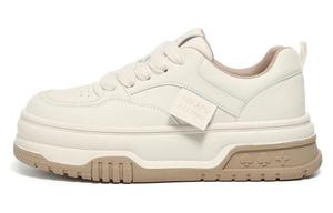 KEKAFU Женские белые низкие скейтерские кроссовки для увеличения роста 101