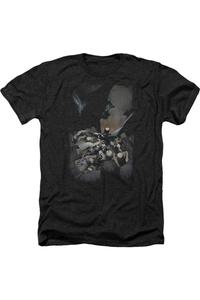 Футболка/футболка Batman #1 для взрослых Heather Gildan, черный