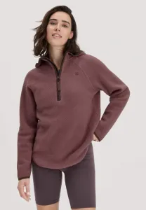 Флисовая толстовка с капюшоном Hessnatur, Rosébraun