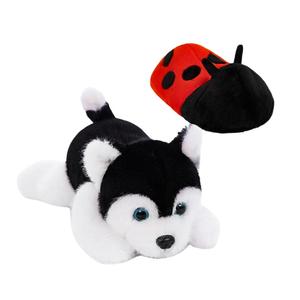 Мягкая игрушка плюшевая кукла коллекционная панда щенок мультяшный милый 33см/40см/50см высота Tak Bebe, черный