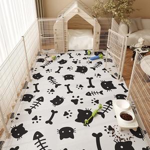 Budis Ковер 60х90 см из ПВХ для прихожей, моющийся, противоскользящий, для собак и кошек Miao Miao