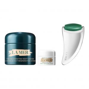Набор для ухода за кожей Hailanzhimi Tightening Revitalization Soothing 7мл+60мл+Half Moon Lifting Roller LA MER