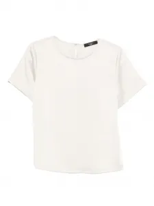 Топ с короткими рукавами Weekend Max Mara, нейтральный