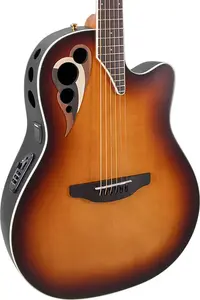 Акустико-электрогитара Ovation Celebrity CDX40 Deluxe Grand Auditorium, верх из массива ели, винтажный сунберст
