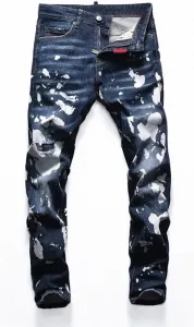 JSEIAJB джинсы slim с принтом NSUQOA