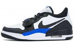 Jordan Баскетбольные кроссовки Legacy 312 с низким верхом, износостойкие, антискользящие, мужские, цвет: черный, белый, синий