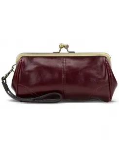 Сумка Renna Small Leather Wristlet Patricia Nash, красный