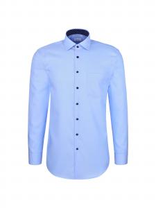 SEIDENSTICKER Повседневная рубашка 'Schwarze Rose' в цвете небесно-голубой