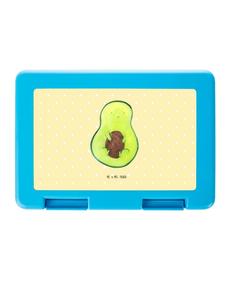 Mr. & Mrs. Panda Бенто-бокс, косточка авокадо, без слов, пастельно-желтого цвета