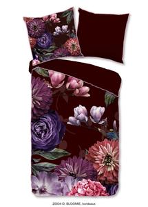 Постельное белье блюды атлас bloomie, красный/бордовый