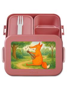 Mr. & Mrs. Panda Дизайн гитары Bentobox Fox без слогана, пастельно-красного цвета