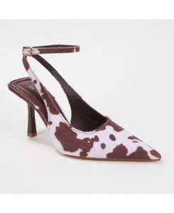 Туфли-шпильки Carmia с перекрещивающимися ремешками на щиколотке Berness, коричневый