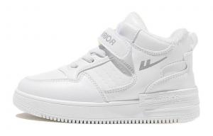 Кроссовки WARRIOR Kids Skateboarding Shoes Kids High-top, черный/белый