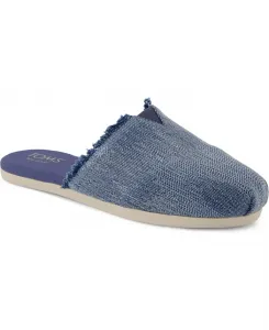 Женские альпаргаты-эспадрильи на плоской подошве без задника TOMS, синий