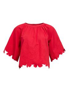 Блуза OBJECT OBJKamma, темно-красный