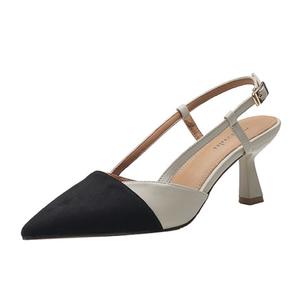 Туфли на тонком каблуке высотой 6 см для женщин TATAYA, Ecru