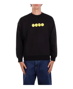 Черная толстовка с капюшоном и принтом спереди и сзади. Barrow, черный