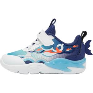 QIAODAN Нескользящие дышащие низкие детские туфли синего цвета для младенцев и малышей