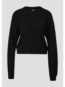 QS Вязаный свитер цвета 9999_черный