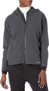 Женская куртка Adidas утепленная мягкая, серый