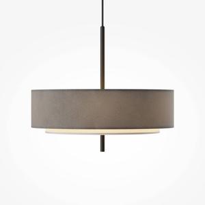 Подвесной светильник Maytoni Decorative Lighting Bergamo, лен / смешанный металл - 5-светлый - серо-коричневый