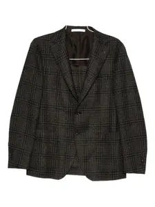 Клетчатый блейзер TAGLIATORE, коричневый