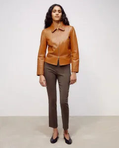 Однотонные прямые женские брюки Woman El Corte Inglés, цвет Kaki