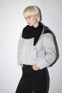 Шарф из смесовой шерсти Medicine, черный