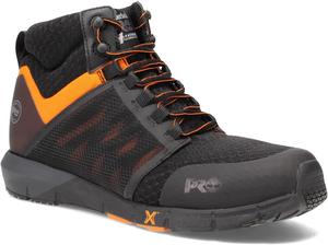 Timberland PRO мужские, Radius Mid Comp защитные рабочие ботинки, Black/Orange