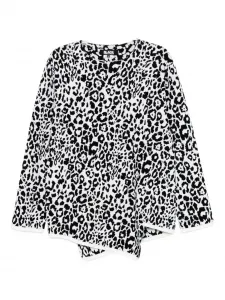 Толстовка с анималистичным принтом Black Comme Des Garçons, белый