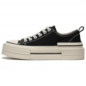 Школьные холщовые туфли на выпускной унисекс Beau Today, Classic Black (Canvas Edition)