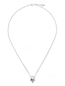 Колье с подвеской Skull Alexander McQueen, серебяный