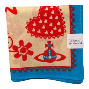 Vivienne Westwood Шелковый  шарф Unisex Blue White