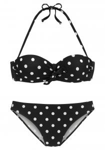 Футболка Бикини LASCANA, черный