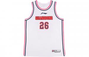 Футболка баскетбольная мужская белая LINING CBA Collection