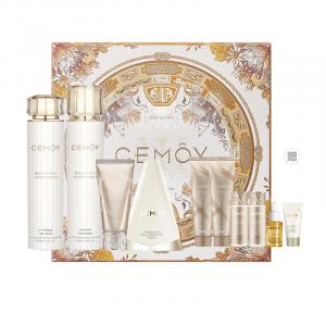 Четвертое поколение White Gold Luminous Milk подарочный набор средств по уходу за кожей Cemoy, Watery Cleansing Lotion Sun Protection Box with 2 Samples of Watery Lotion and Sun Protection Serum