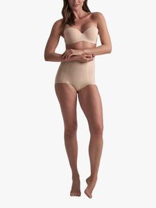 Эластичные трусики с высокой талией Smooth Essentials Bye Bra, Beige