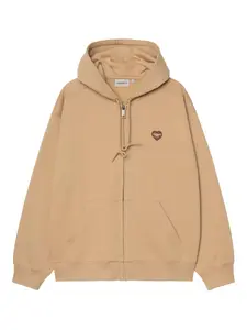 Худи на молнии с логотипом CARHARTT WIP, нейтральный