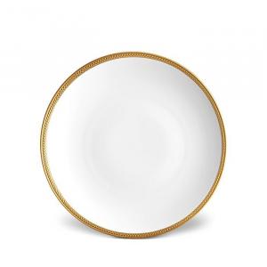 L’Objet Плетеная шелковая десертная тарелка L'Objet, золотой