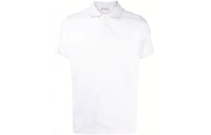 Moncler Поло SS21 мужская белая