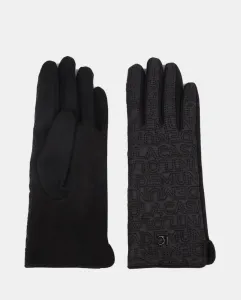 перчатки с вышитым логотипом ЧЕРные U Lola Casademunt