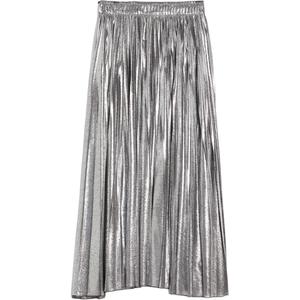 Гамма миди-юбка WEEKEND MaxMara, серебряный